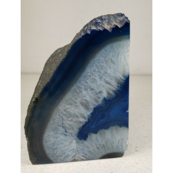 Blue Agate Bookend Crystal Stone - Picture 6 of 12